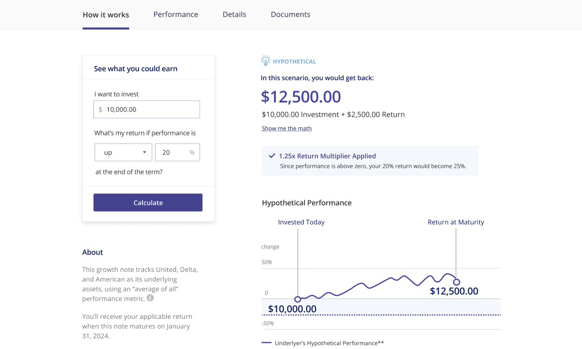 Desktop portfolio view